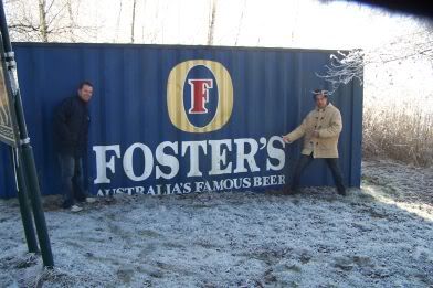 Fosters bier in Centerparks!!!!