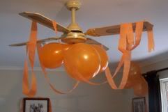 Natuurlijk oranje balonnen