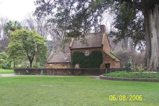 Cottage (huis) van James Cook destijds