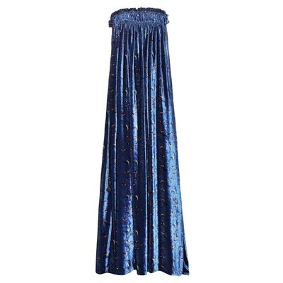  Chloé Printed velvet floor-length dress