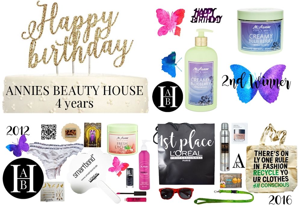 1st and 2nd price - blog birthday giveaway