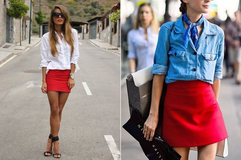 Top 3 reasons for red skirts - red Mini Skirts Picture  posted by Annie K, Fashion and Lifestyle Blogger, Founder, CEO and writer of ANNIES BEAUTY HOUSE - a german fashion and beauty blog