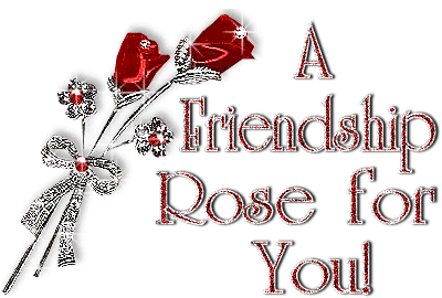 Friendship Rose Animated Pictures, Images and Photos