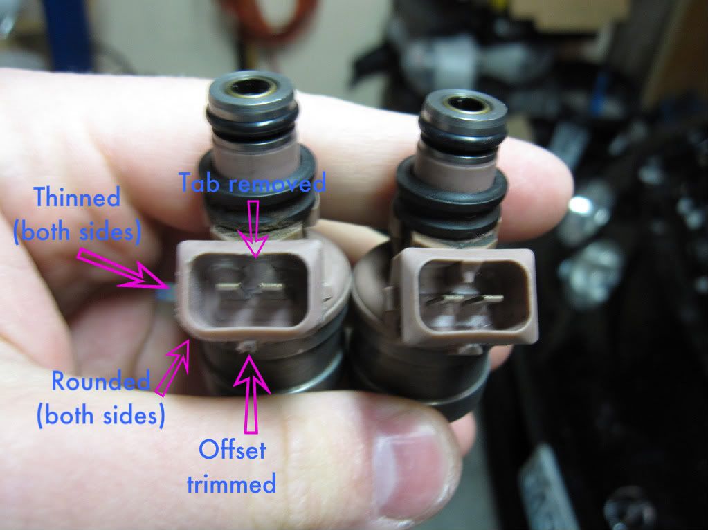 Honda obd1 injector clips #5