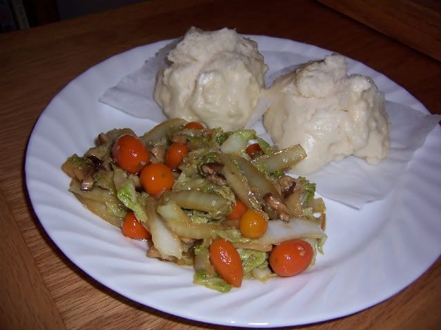 steamed vegetable buns