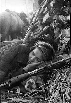 Heroínas, mujeres soldados de la URSS.