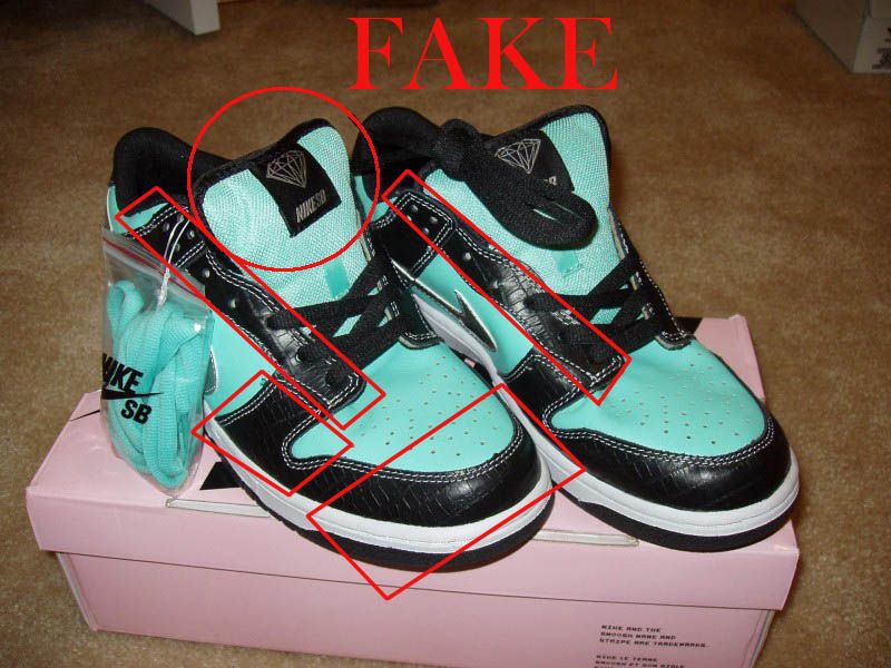 One very good way to tell if they are fake is the croc skin.