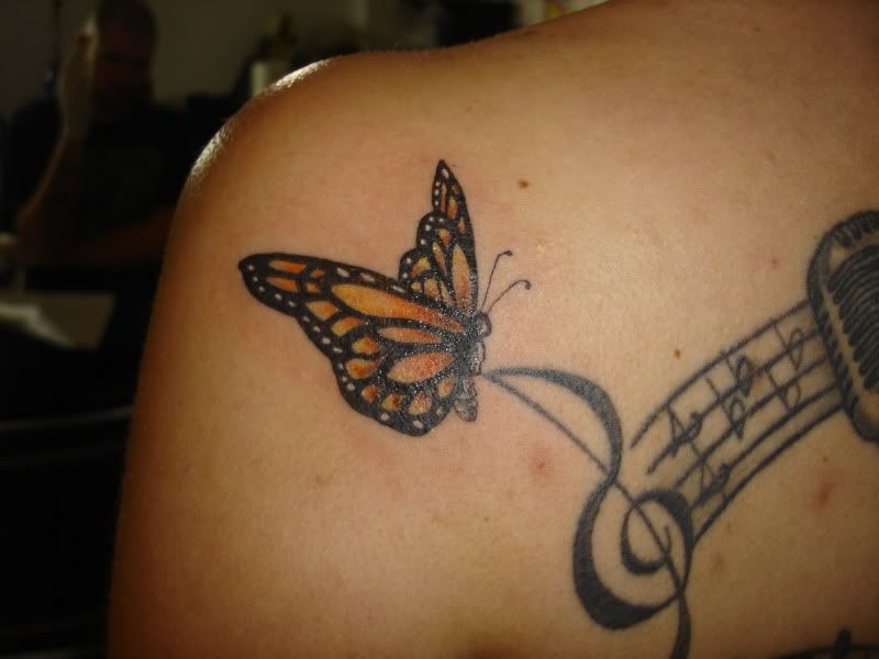Hi all I just notice that this butterfly profile tattoos is hot 