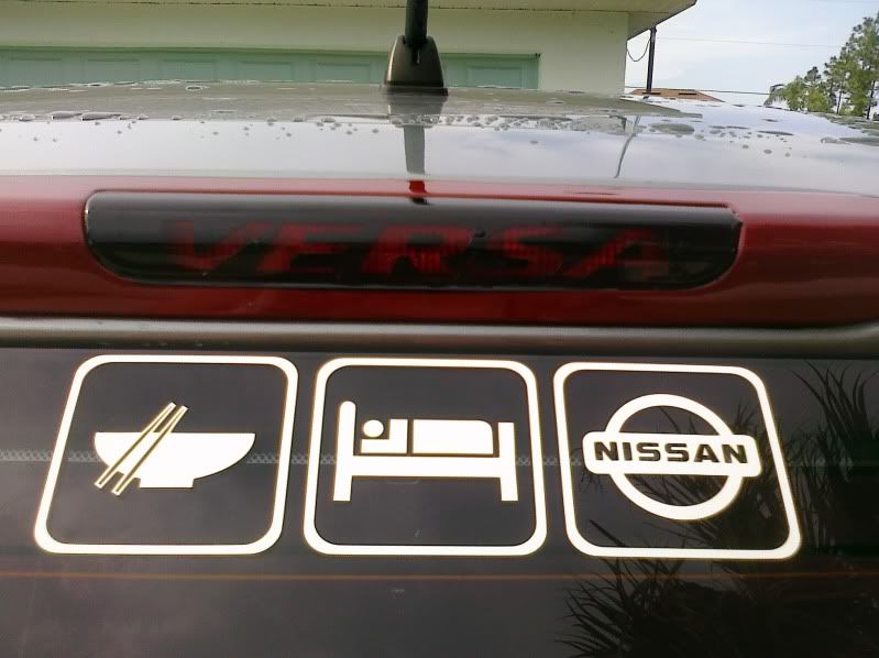 3rd brake light Nissan Versa Forums
