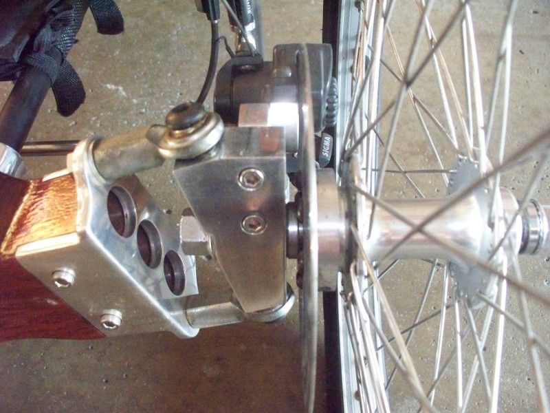 recumbent trike front axles