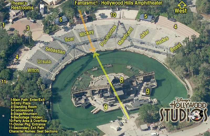 Fantasmic Seating Chart