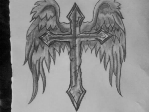 winged cross Image
