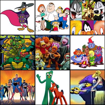  Darkwing Duck, Beast Wars, Felix the Cat, American Dad, Space Ghost, 