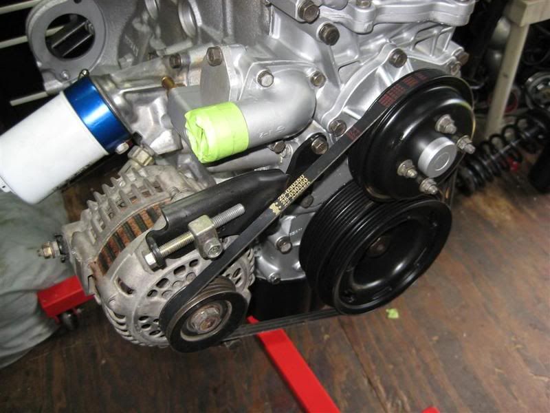 Junkyard Power steering delete brackets