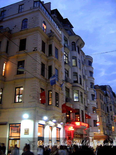 Istanbul 4 Walking along the Taksim Square