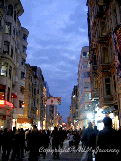 Istanbul 4 Walking along the Taksim Square