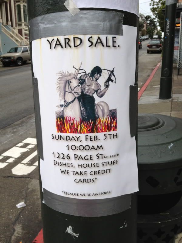 best yard sale ad EVER r/funny