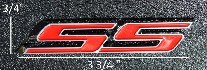 Oem Factory Chevy Gmc Ss Super Sport Front Grill Red Chrome Emblem