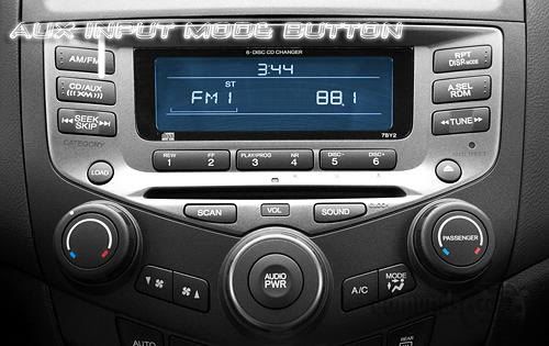 2007 Honda accord radio aux input #5