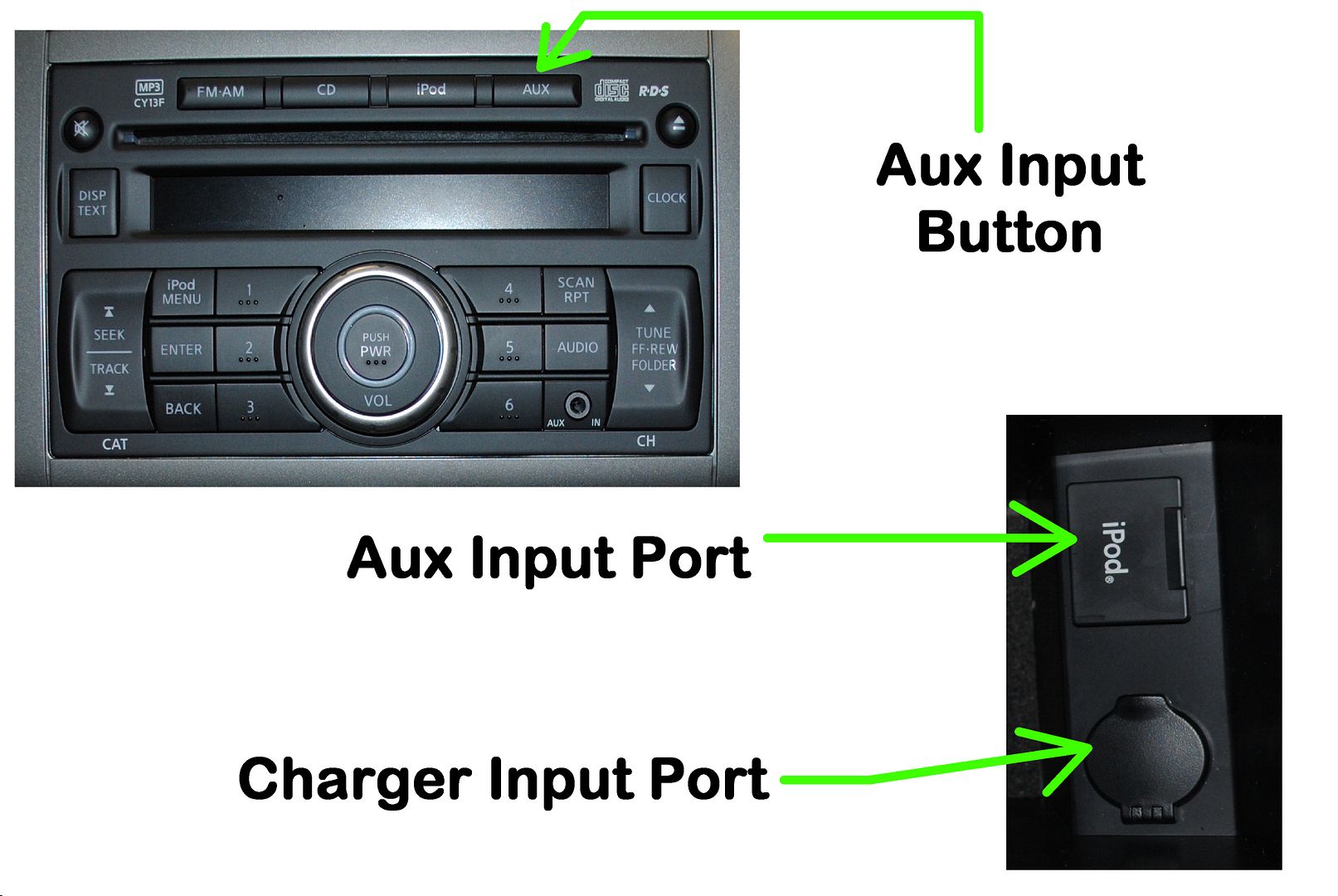 Nissan aux port #8