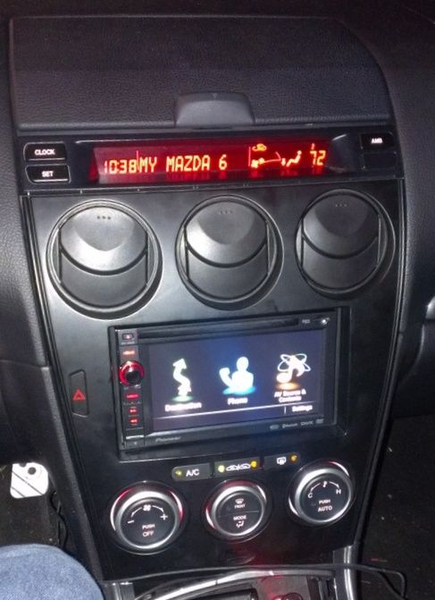 Mazda 6 Radio Stereo Car Install Double Din Mount Navigation Bezel Kit