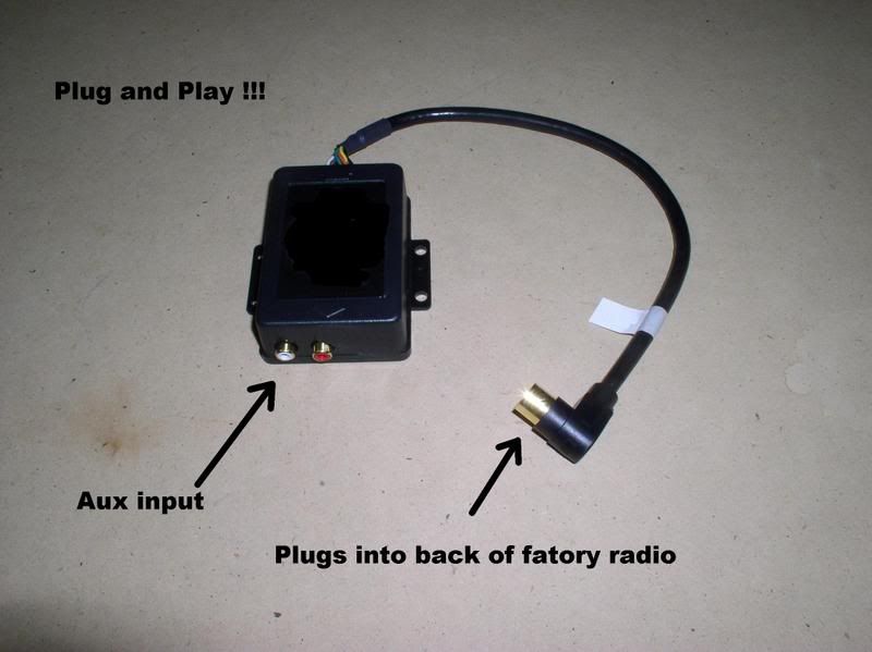 Pie hon-aux honda 1992 to 1998 auxiliary input adapter