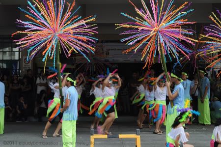 A stunning performance from the College of Tourism and Hospitality Management in front of St. Raymund's Building--and that was on the 26th of January.