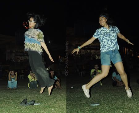 My jump shots of Vanessa and Kookoo. Whadyathinks...? HAHAHA.