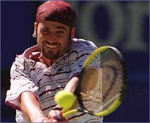 Agassi pirate bandana style | Talk Tennis