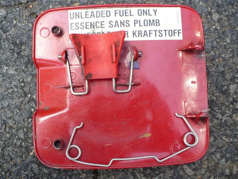 Installing The Fuel Door With A New Hinge And Spring. Volvo Owners Forum