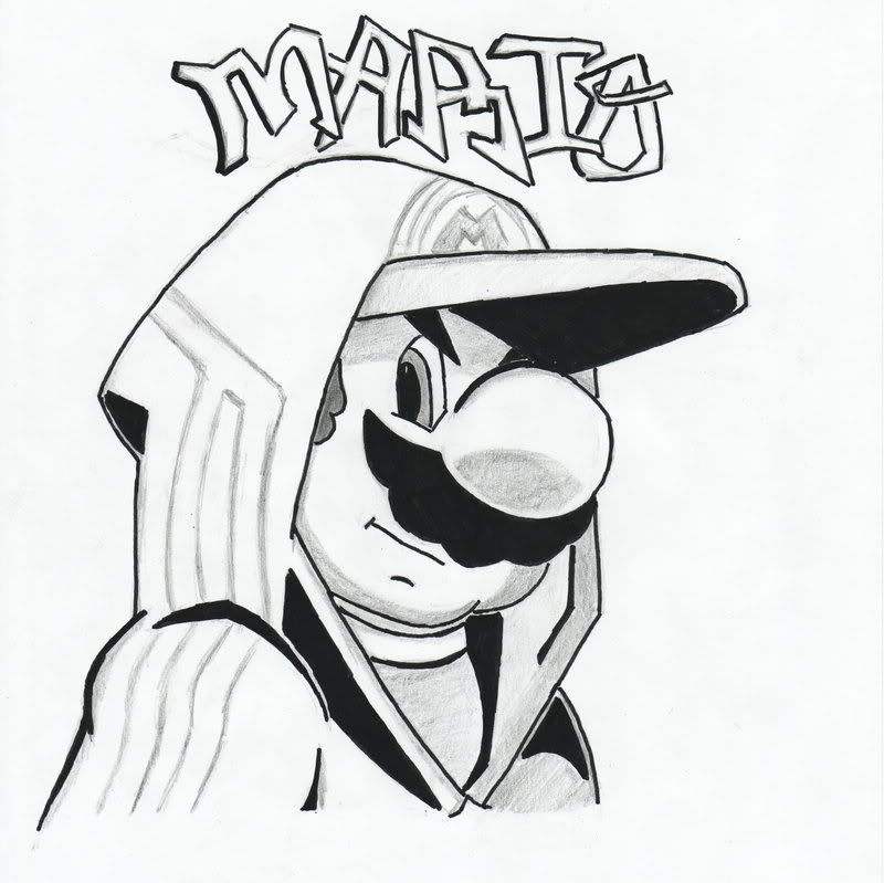 Drawing Of Gangsta
