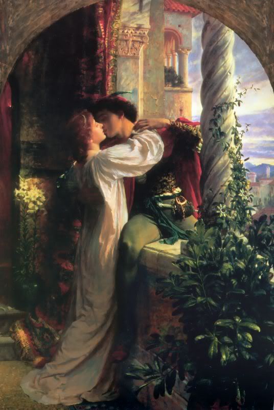 Romeo and Juliet by Pre-Raphael artist Frank Dick