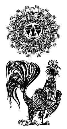 "Rooster And The Sun" by Vytautas Ignas