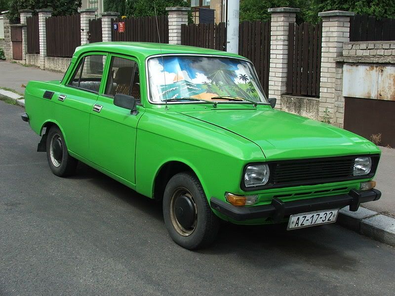 Well I learned on an old Russian car called Moskvich and it looks like this