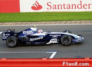Alex Wurz In His Silverstone Special Helmet