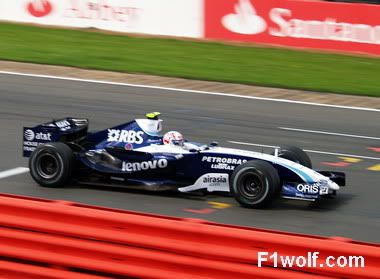 Alex Wurz In His Silverstone Special Helmet