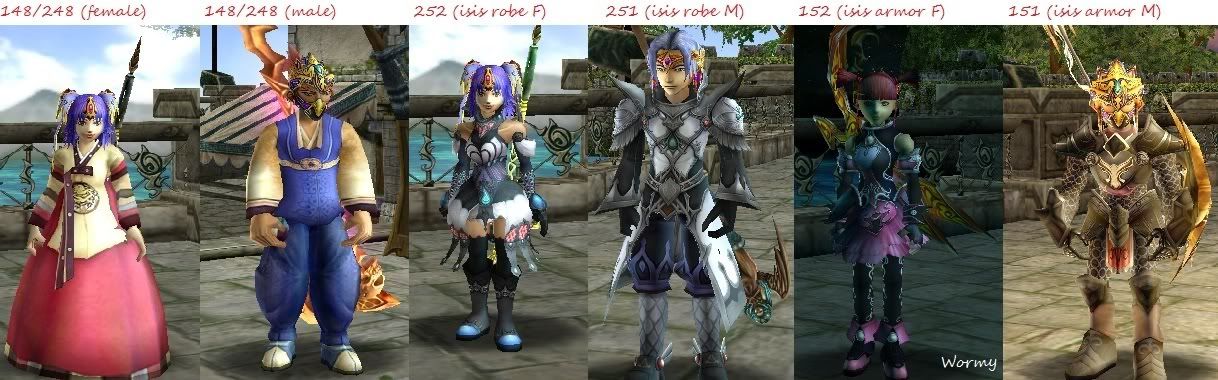 trungnt88 - Anyone know these armors/robes info? - RaGEZONE Forums