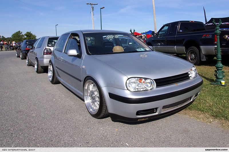 Re OK WHO CAN POST UP THE BEST PIC GTI MK4 ON 17'S SLAMMED Travy