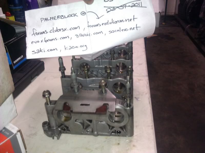 FS Rocker Arm Assembly K20A2 Complete Honda / Acura K20a K24a Engine Forum