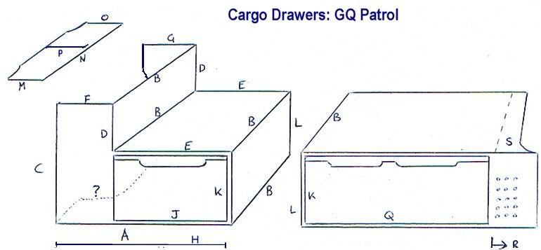 Cargo Drawers For Gq Diy For 95 Mdf Patrol 4x4 Nissan
