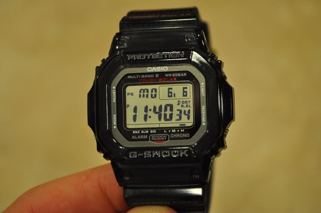 casio g shock carbon fiber multiband 6