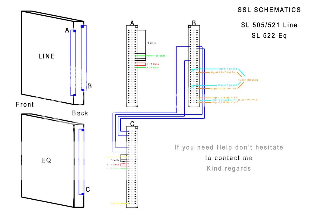 Telefunken & SSL pinout - Gearslutz