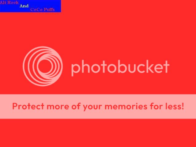 Alt rock and Coco Puffs! *under new management and construct banner