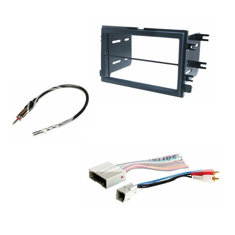 Double Din Dash Radio Stereo Install Kit +Wire Harness  