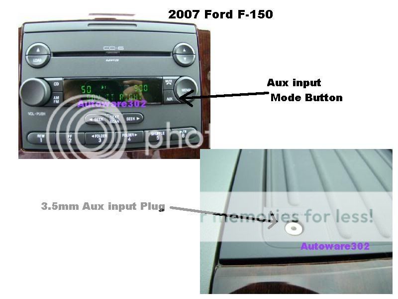 Aux input ford f-150 stereo #6