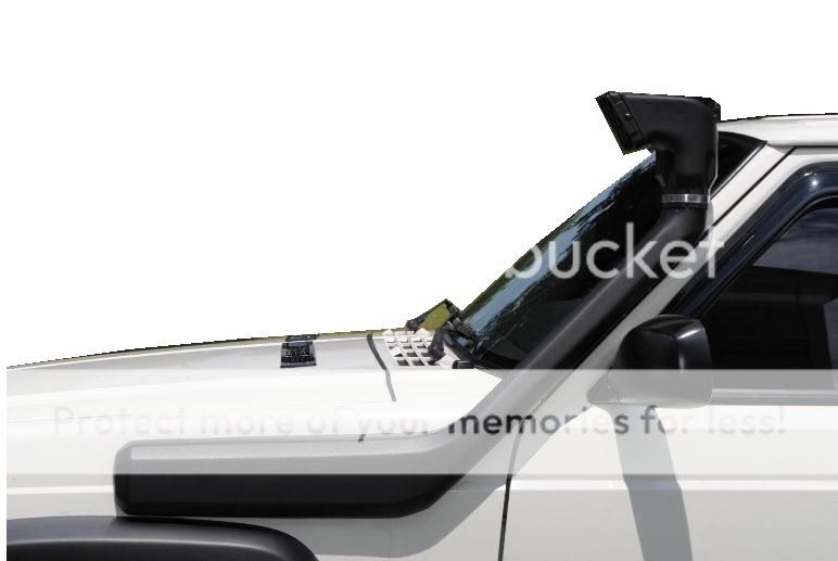 Off Road Jeep XJ Cherokee Complete Air Ram Snorkel Intake Installation 